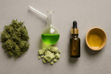 Diferentes métodos de extracción del aceite de CBD