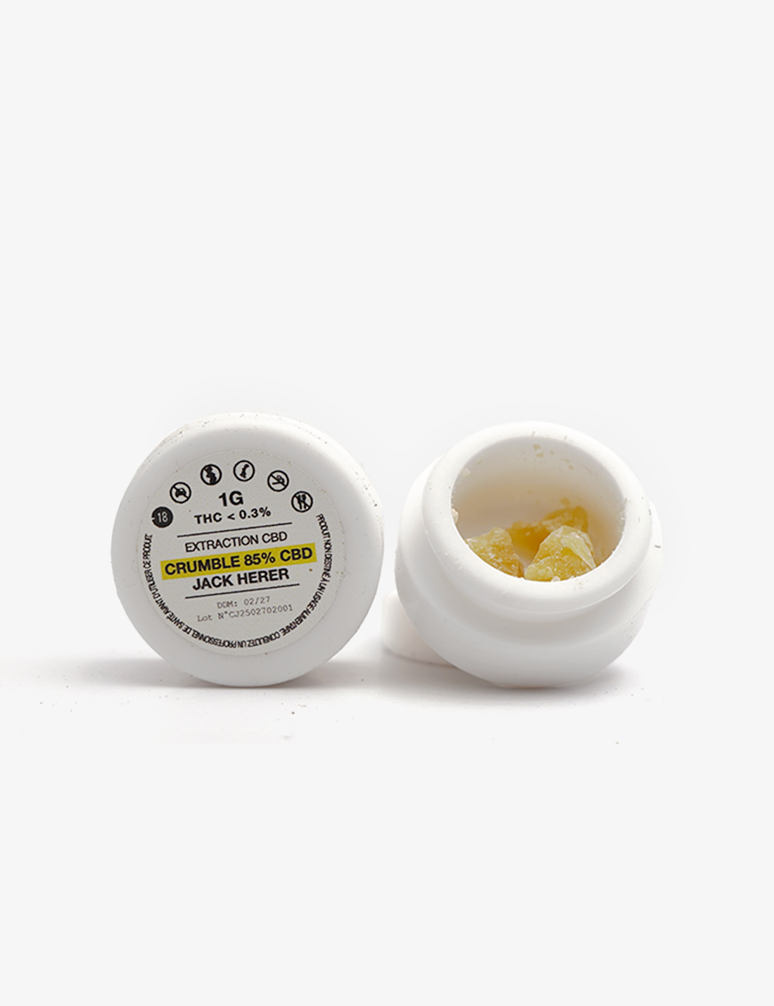 🎁 Crumble Jack Herer - 85 % CBD (100 % de descuento)